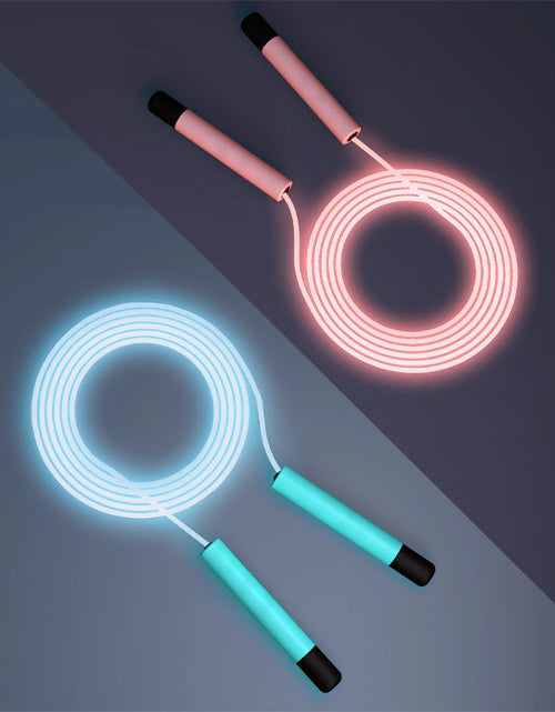 Load image into Gallery viewer, LED Glowing Jump Rope Skipping Ropes for Kids Adult Adjustable Skip Rope Portable Fitness Sports Equipment Exercise at Home
