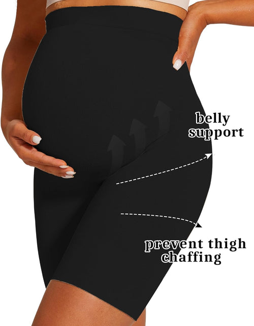 Load image into Gallery viewer, Women&#39;S Seamless Maternity Shapewear for Dresses, Mid-Thighs Pregnancy Underwear
