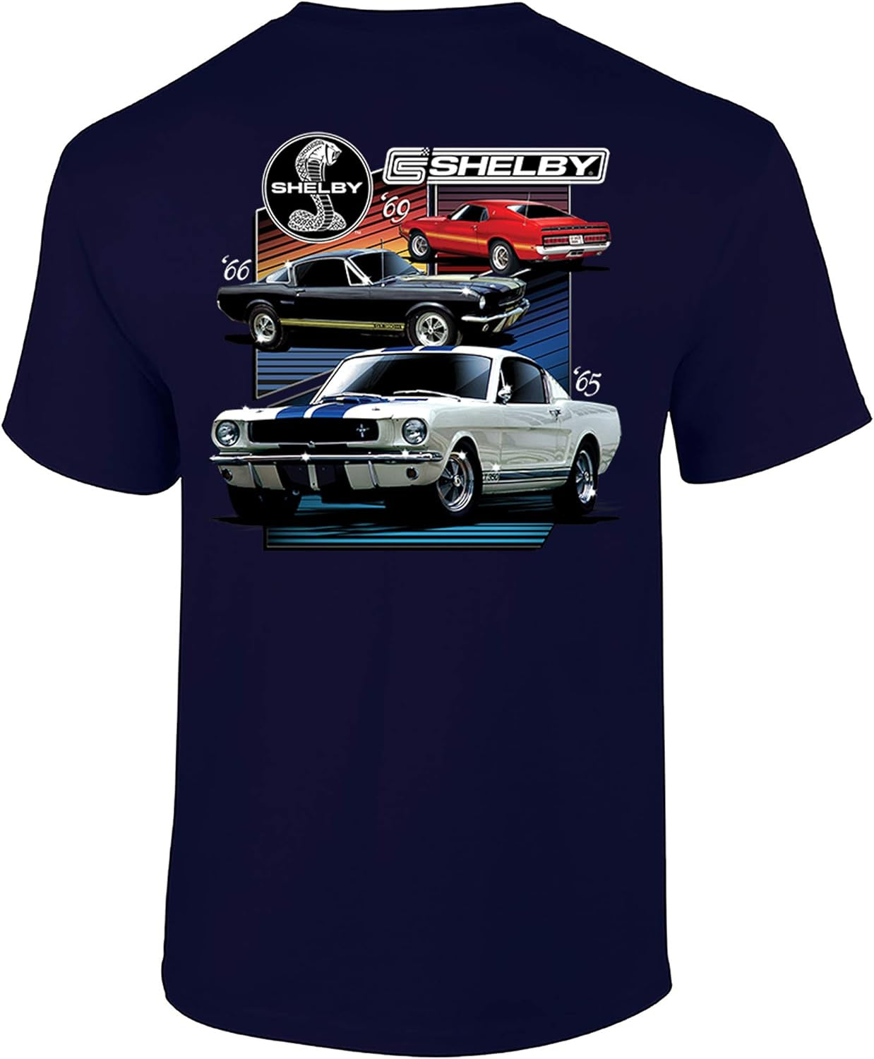 Ford Mustang Shelby T-Shirt Various Shelby Models Classic Antique Garage Enthusiast Racing Race Hotrod Performance