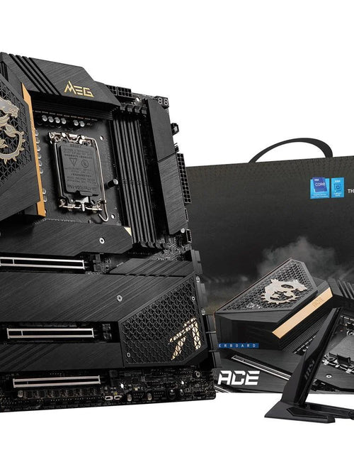 Load image into Gallery viewer, MEG Z690 ACE Desktop Motherboard - Intel Chipset - Socket LGA-1700 - Intel Optane Memory Ready - ATX - Pentium Gold, Celeron, Core I5, Core I7, Core I9 Processor Supported - 128 GB DDR5 SDRAM Maxi
