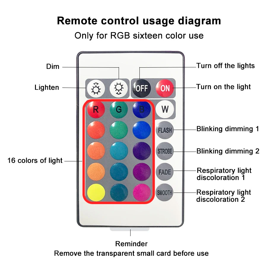 16 Colors Dynamic Rotating Water Ripple Projector Night Light Flame Crystal Lamp for Living Room Study Bedroom Rotating Light